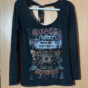Guess L beaded top. Guess Palace Temptress.